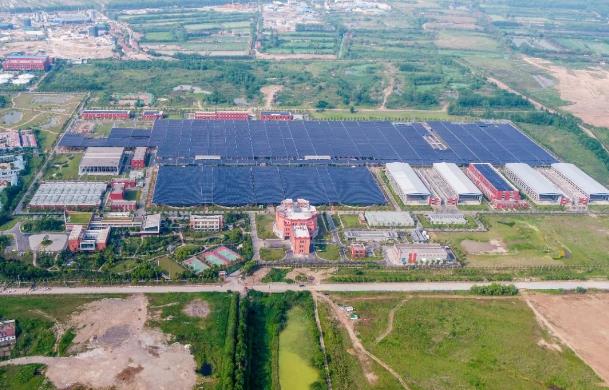 武汉北湖污水处理厂的分布式光伏发电项目即将并网发电